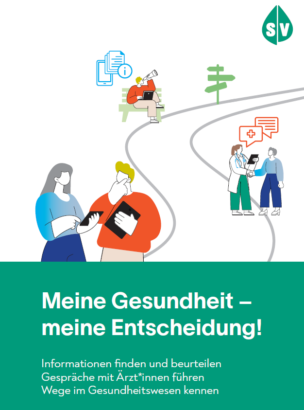 Link zu Brosch&uuml;re &bdquo;Meine Gesundheit - meine Entscheidung!&ldquo;